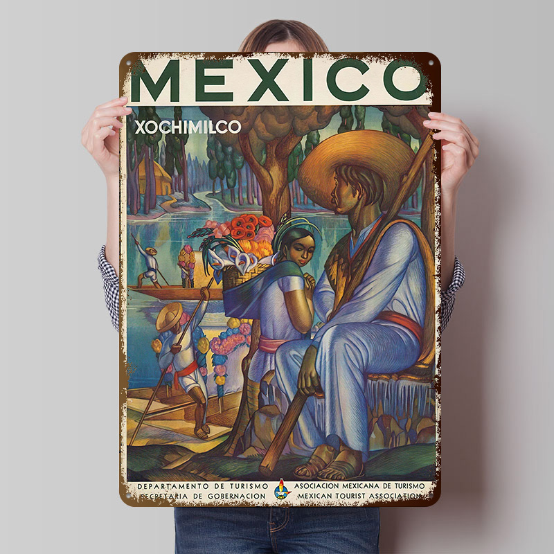 Travel Accessories For Europe - Poster Vintage da Viaggio Personalizzato, Insegne