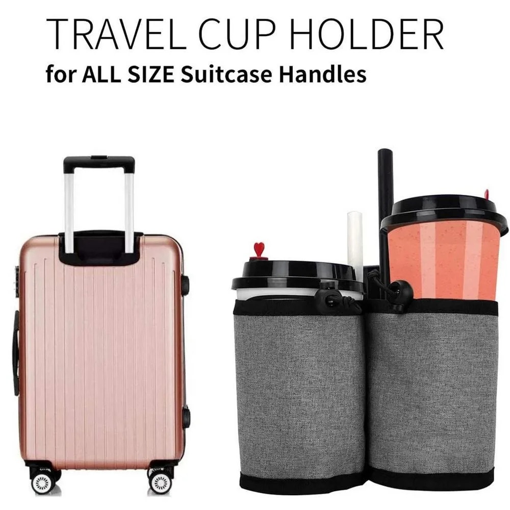 Travel Packing Cube - Nuovo Portabottiglie da Viaggio per Maniglia