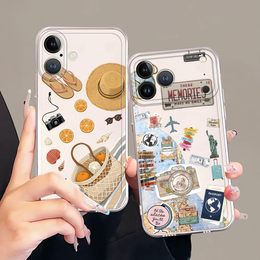 Travel Accessories Iphone - Custodia per telefono a tema viaggio