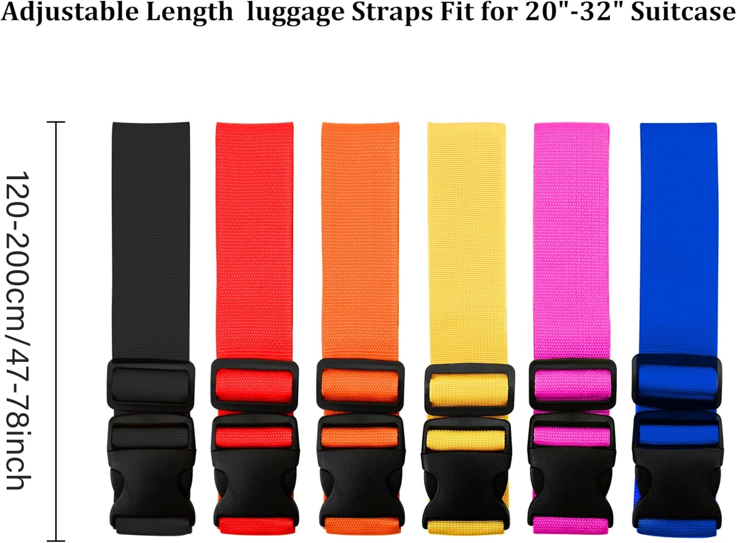 Travel Packing Cube - Cinghie per Valigie Regolabili dai Colori