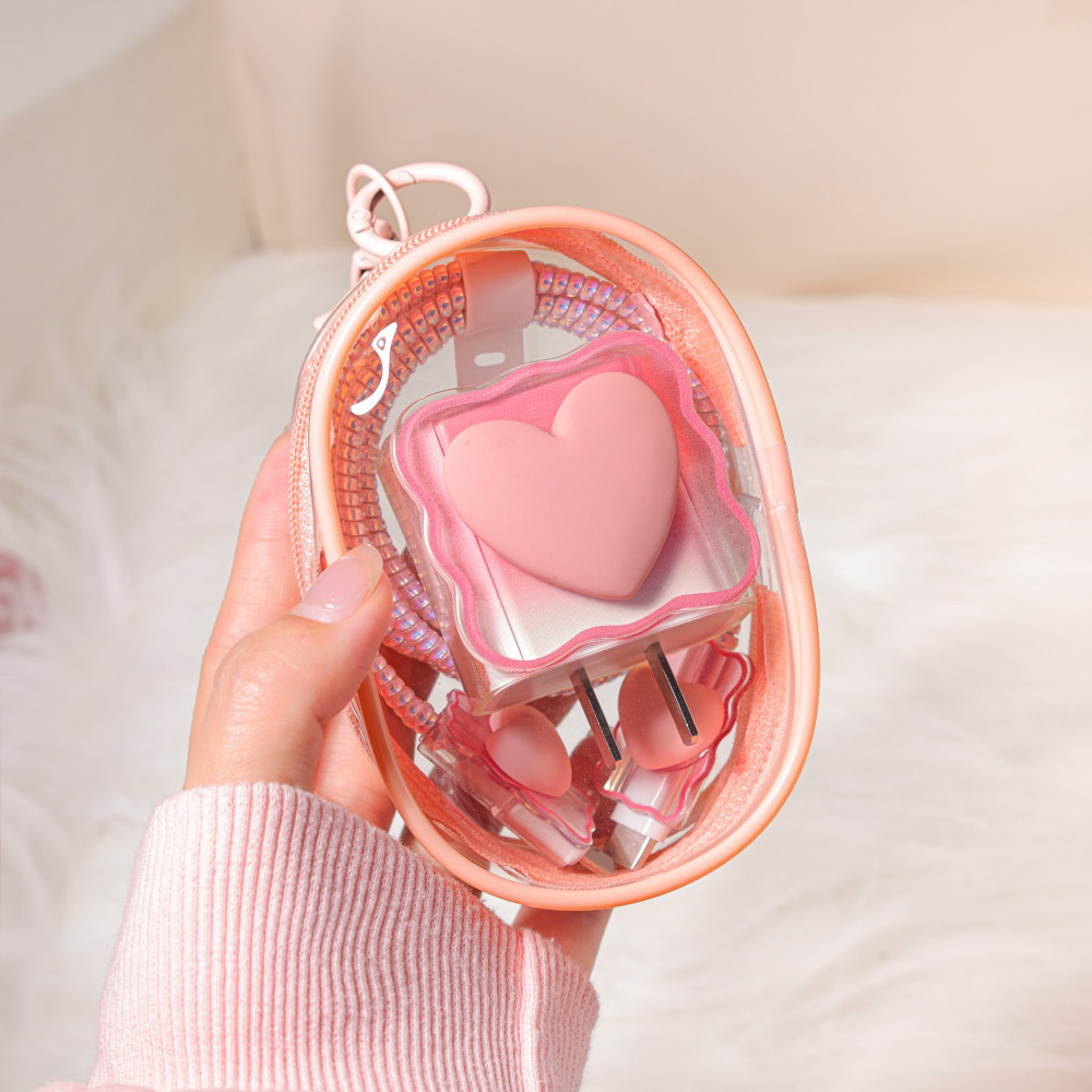 Travel Accessories Iphone - 6 Pezzi Cover Protettiva a Cuore