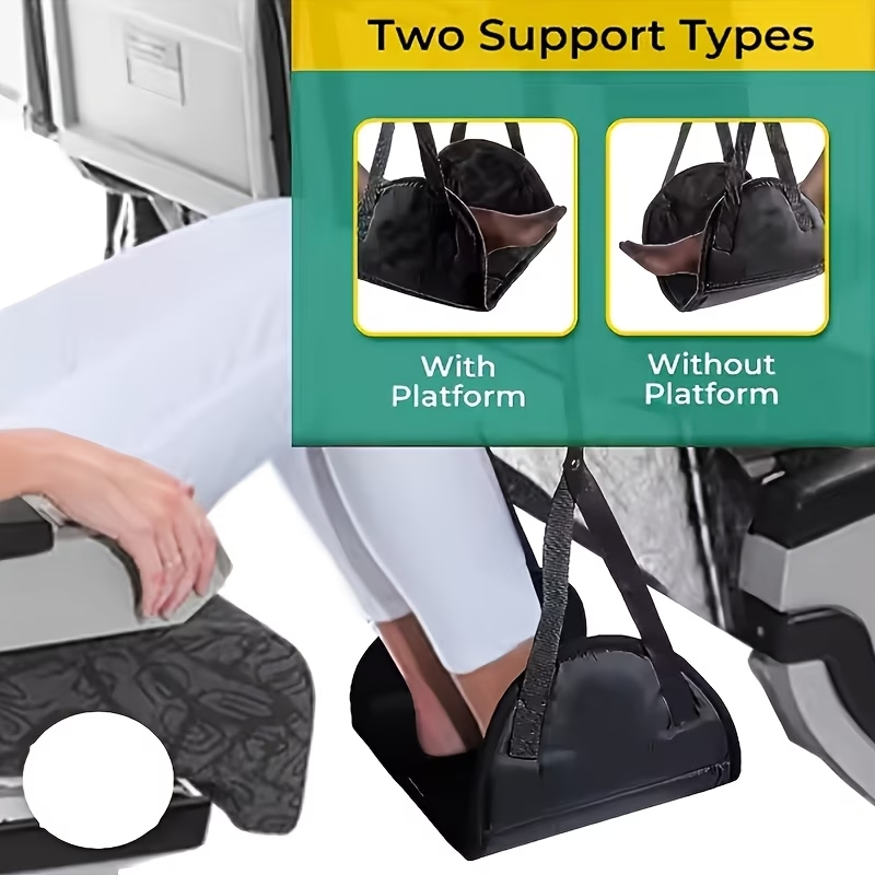 Travel Accessories On Plane - Accessorio da Viaggio: Poggiapiedi Portatile e