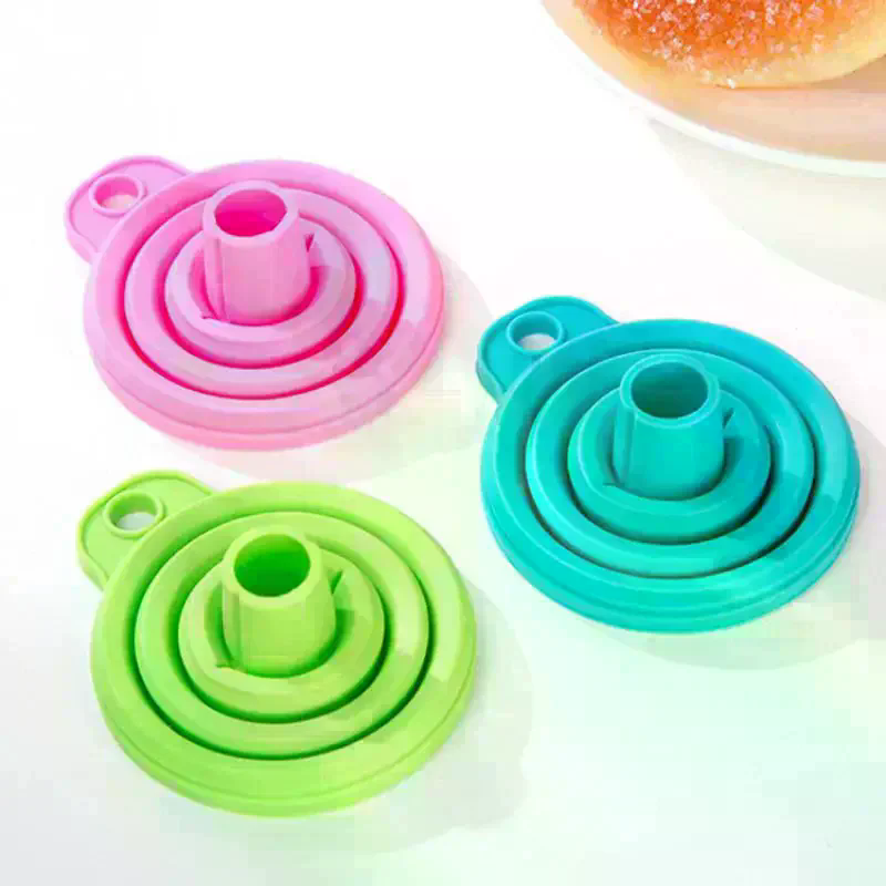 Water Bottle Collapsible - Set di 10 Imbuti Pieghevoli in