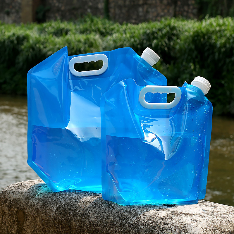 Water Bottle Collapsible - Borsa per contenitore dell'acqua pieghevole, brocca