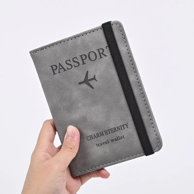 Travel Accessories Wallet - Portafoglio da uomo in pelle PU