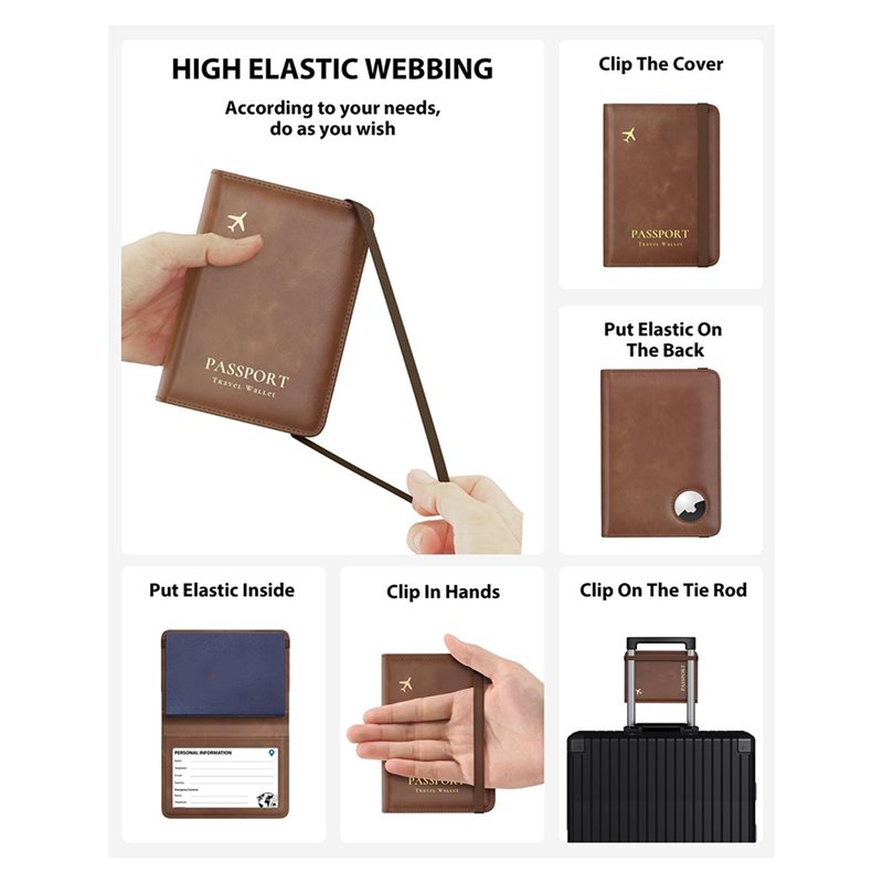 ABRT-Porta passaporto con bloc - Travel Accessories Wallet recensione e prezzo