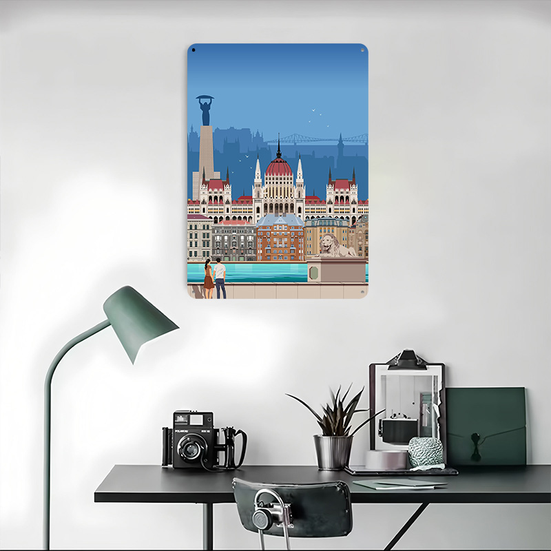 Poster in Latta con Stampa di  - Travel Accessories For Europe recensione e prezzo