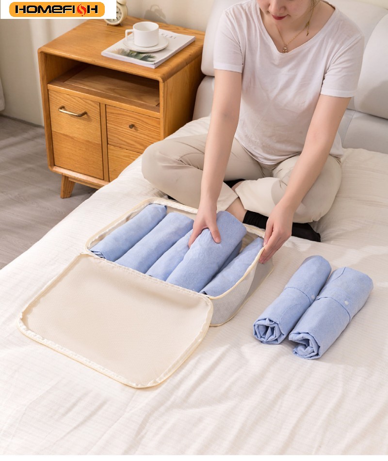 HOMEFISH Set di 3 Borse da Via - Travel Packing Cube recensione e prezzo