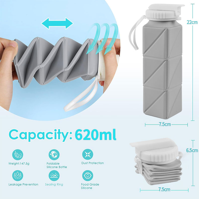 Bottiglia d'acqua pieghevole d - Water Bottle Collapsible recensione e prezzo