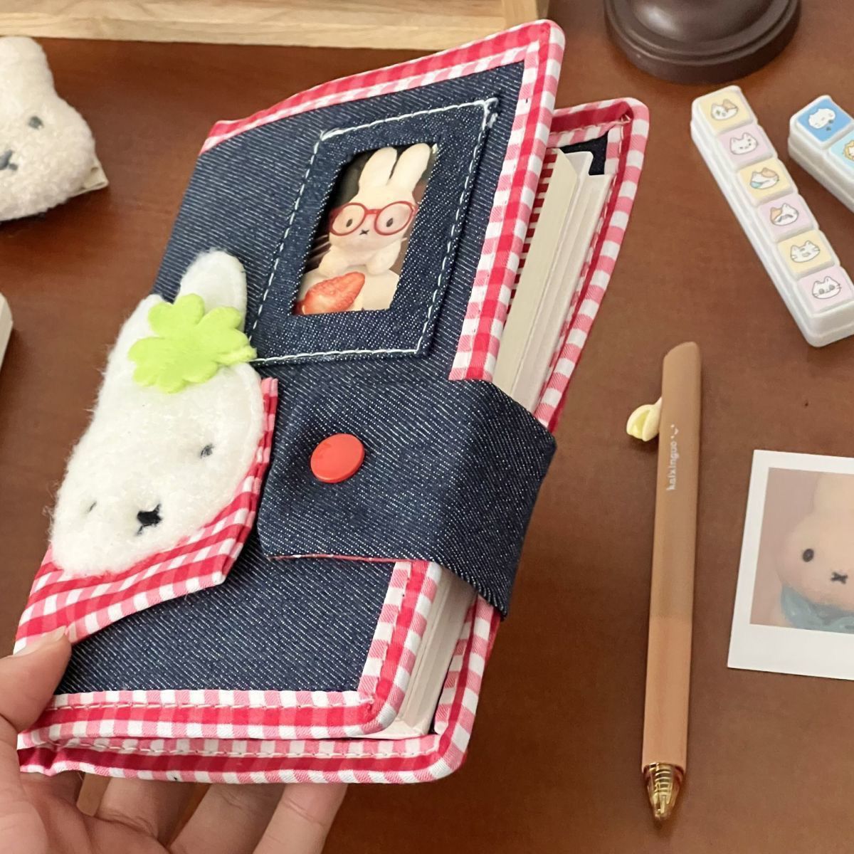 Quaderno A6 in denim con conig - Travel Journal Accessories recensione e prezzo