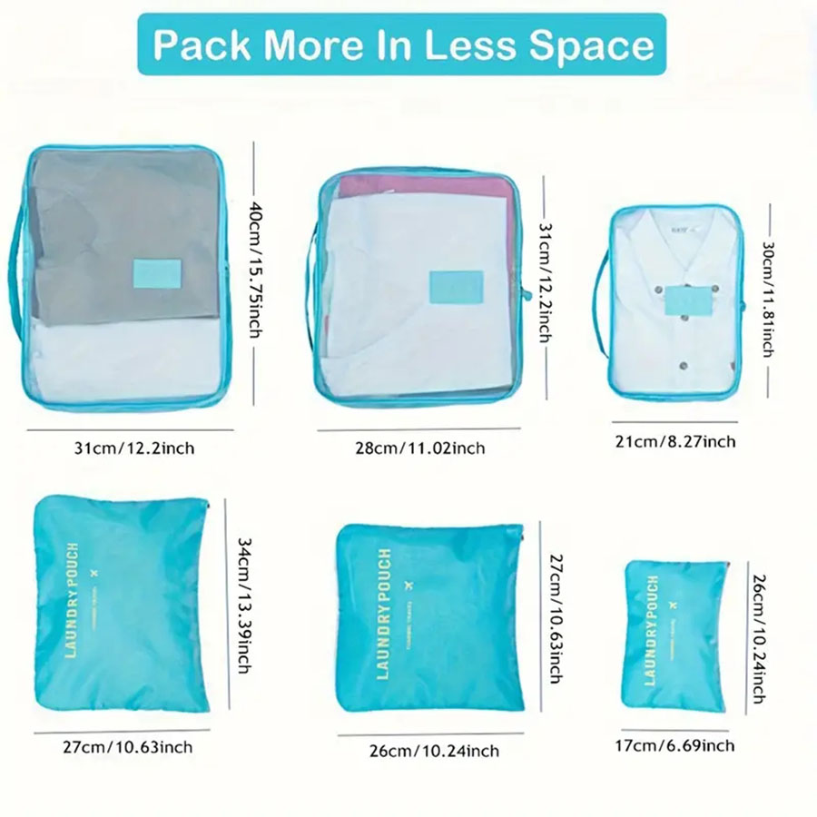 6 sacchetti portaoggetti per o - Travel Packing Cube recensione e prezzo