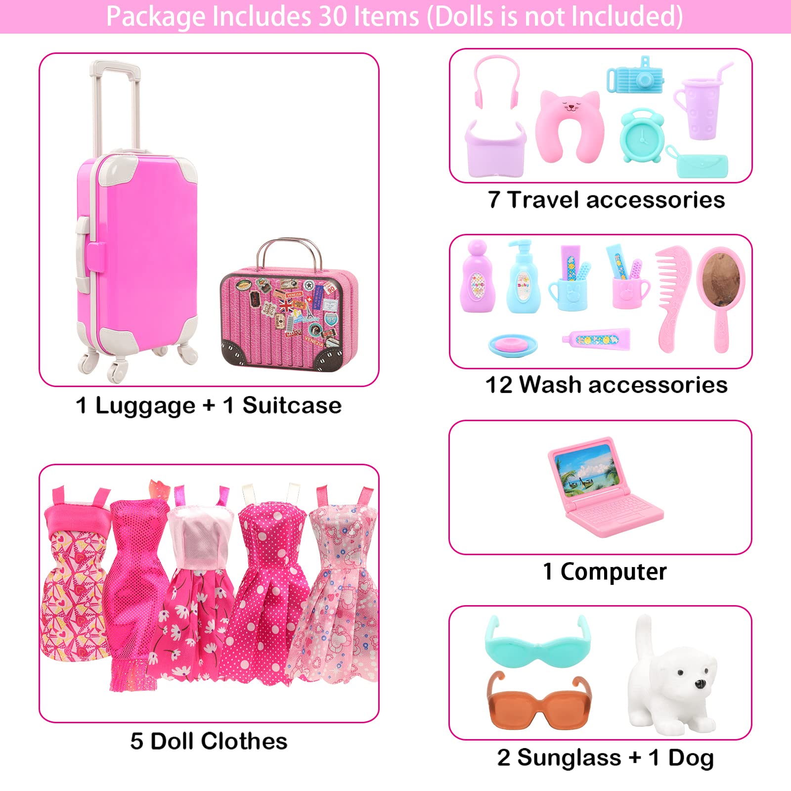 BARWA 30 Pcs 11.5 lnch mobili  - Travel Accessories For Europe recensione e prezzo
