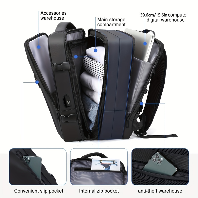 180 °     Zaino da viaggio Box - Travel Accessories Bag For Men recensione e prezzo