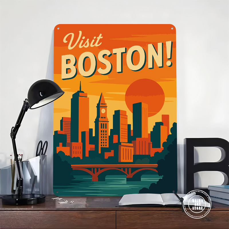 Poster in Metallo Vintage di B - Travel Accessories For Europe recensione e prezzo
