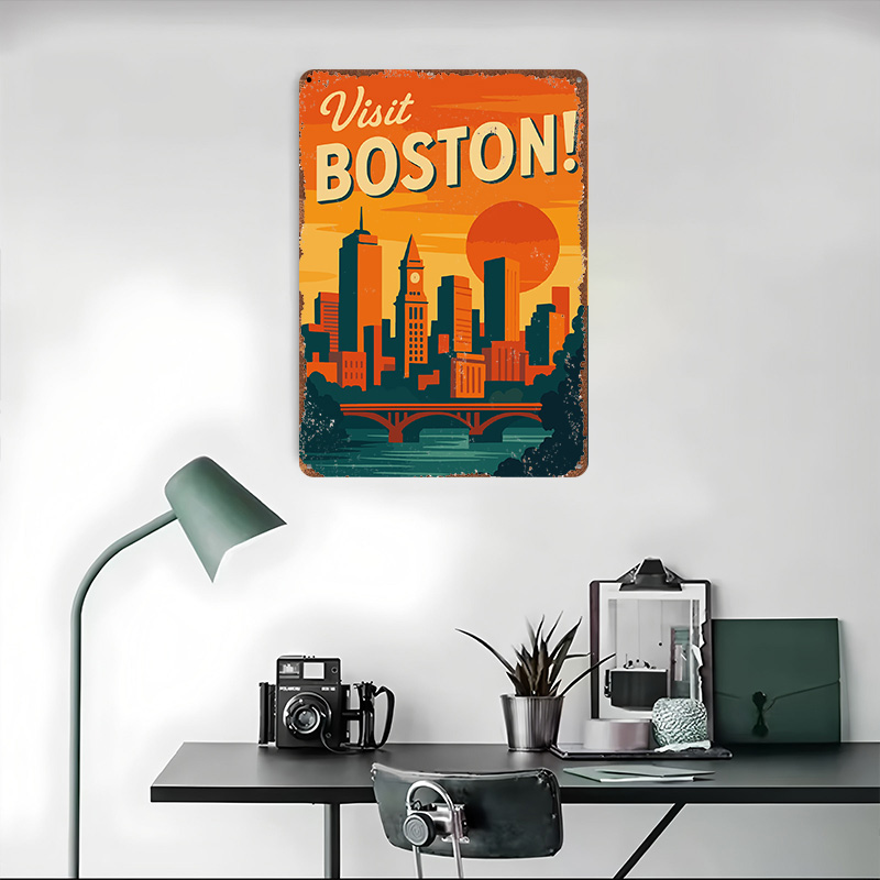Poster in Metallo Vintage di B - Travel Accessories For Europe recensione e prezzo